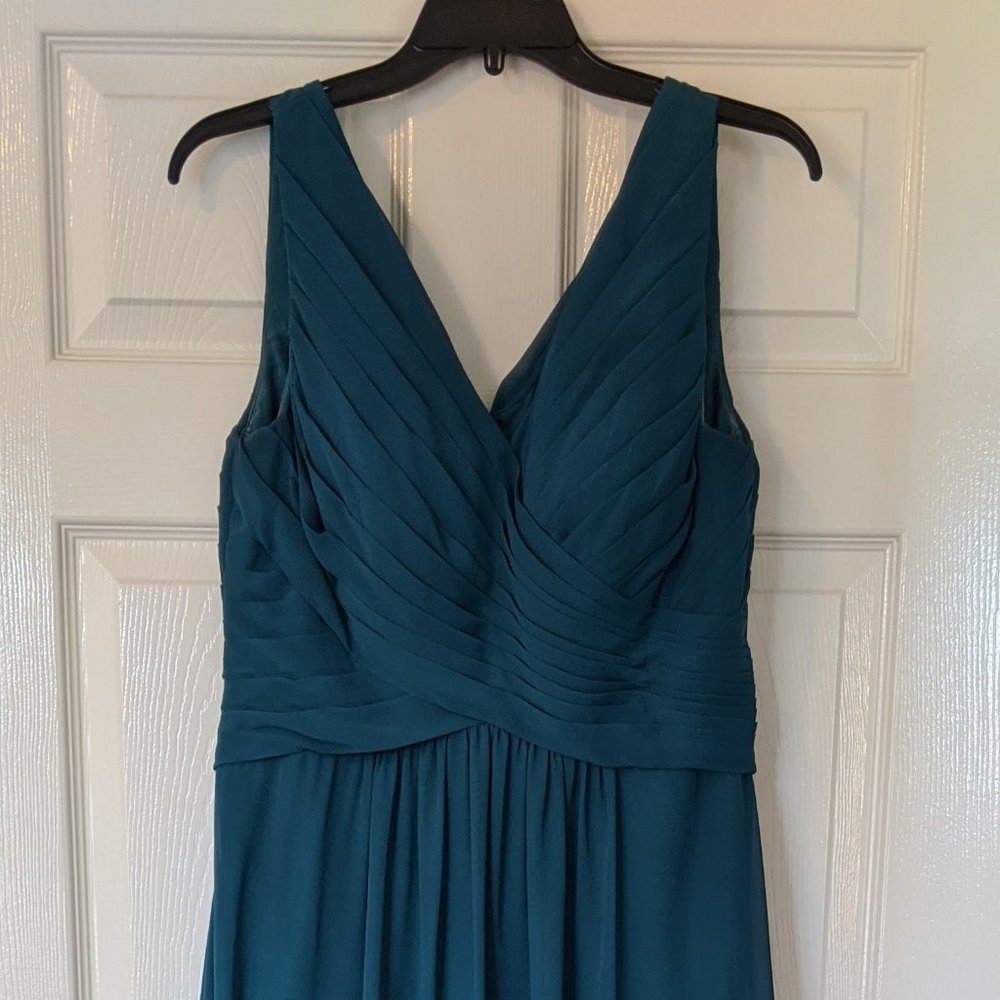 Azazie Flora Bridesmaid Dress in Peacock